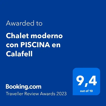 Moderno Con Piscina En Holiday home Calafell